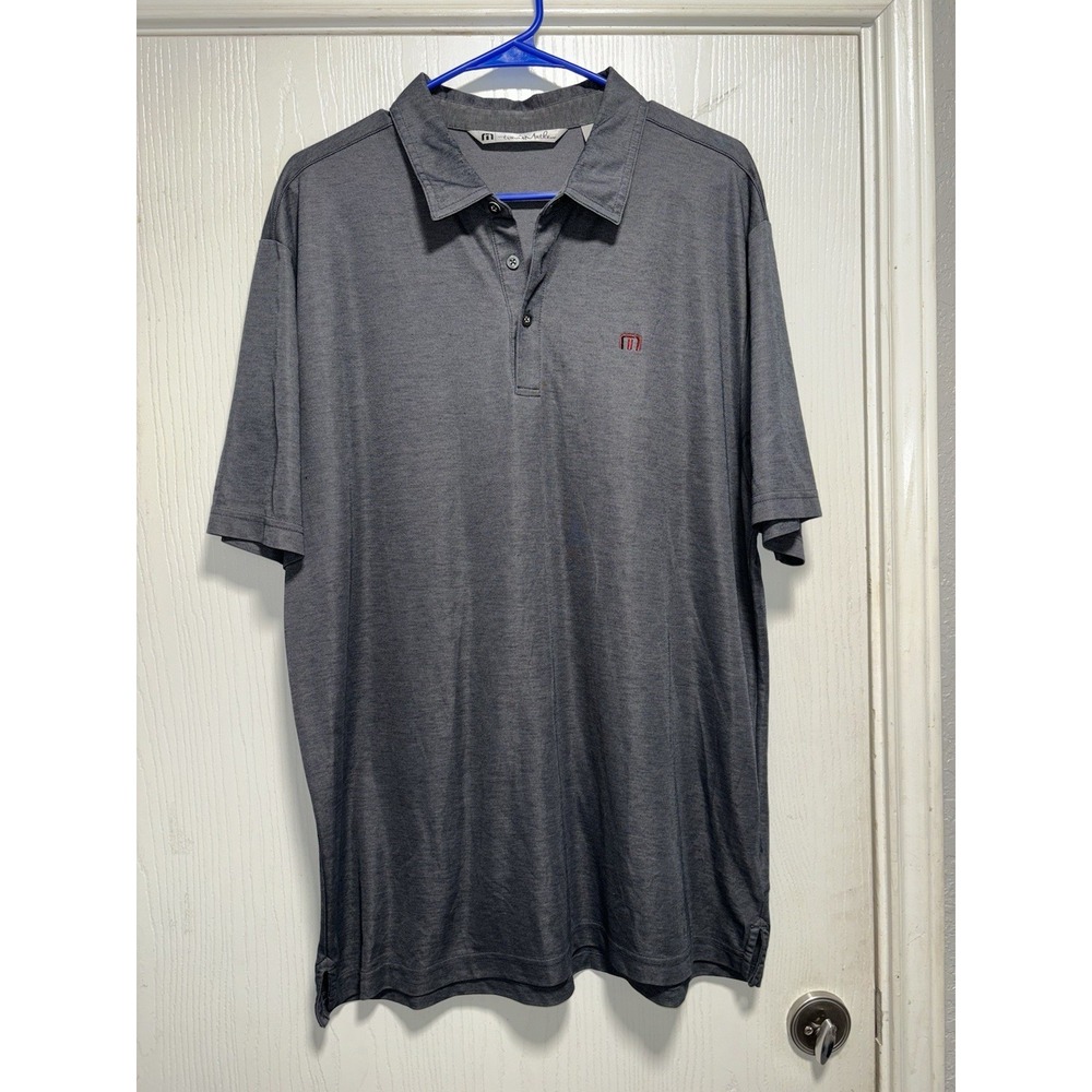 Travis Mathew‎ Polo Shirt Mens XL Performance Golf Athletic Lightweight Casual